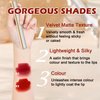 CAHIUYOA 2PCS Red Matte Lipstick Set for Women Natural Velvet Matte Lipstick Moisturizing Long Lasting Lip Gloss Non-Stick Cup Lip Stick Makeup - 03 True Red