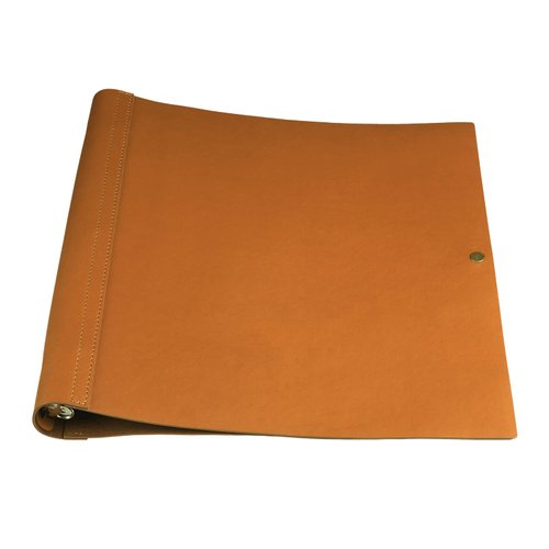 Leather 3 Ring Binder Holds 8.5 x 11 Inch Paper Binder Organizer Vintage Faux Leather Binder Portfolio Folder Planner Binder for Office Home Document Photo Diary Supplies(Antique Brown)