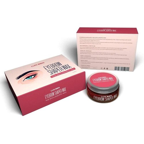 Luis Bien Eyebrow Wax Kit – Professional Eyebrow Soap Wax with Brush – Eyebrow Soap for Shaping and Defining – Eyebrow Gel for Fuller and Thicker Eyebrows – Long-Lasting and Secure Hold