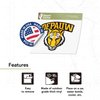 DePauw University Tigers Vinyl Decal Laptop Water Bottle Car Scrapbook Sticker (IND 00014)