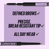 Maybelline Express Brow Ultra Slim Eyebrow Makeup, Brow Pencil with Precision Tip and Spoolie for Defined Eyebrows, Ash Brown, 1 Count