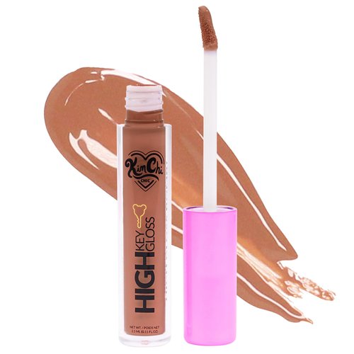 Kimchi Chic High Key Gloss, High-Shine Lip Gloss Helps Illuminate Your Look and Face, Non-Sticky, Nude With Golden Undertone, 06 Natural, 3.5ml