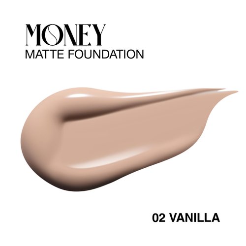 SELESTIA BEAUTY Matte Foundation Money - Long-Lasting Makeup Foundation with Flawless & Buildable Coverage - Liquid Foundation for All Skin Types (Vanilla)