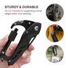 FUNBRO Multitool Carabiner with Pocket Knife, Stocking Stuffers Gifts for Men, EDC Carabiners with Folding Knives, Bottle Opener, Window Breaker and Screwdriver, Survival Gear for Camping Hiking