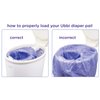 Ubbi Diaper Pail Plastic Bags, Disposable Baby Waste Bags, Single Pack, 25 Count, 13-Gallon Bags