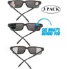 Zugar Land Top Secret Spy Glasses For Kids - Rear View Sunglasses. View Behind You! Detective Gadget. Perfect Party Favors. (12 Pack)