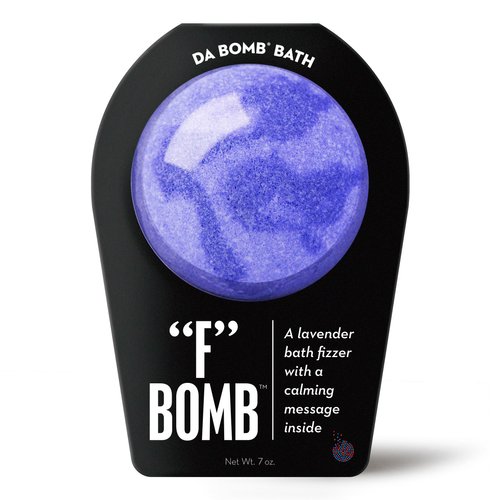DA BOMB Bath "F" Bomb Lavender Bath Bomb, 7oz