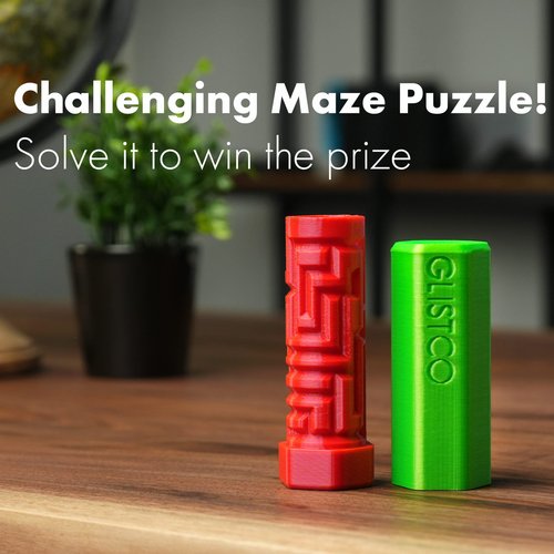 Labyrinth Money Gift Box (Red & Green)