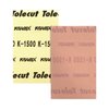 Tolecut PSA Full Sanding Sheets, Pink K-1500, 191-1513, 25 Sheets