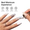 Gellen Gel Nail Polish Kit, 6 Colors White Gray Black Glitter Gel Polish Set,Soak off Nail Polish Kit Nail Lamp Manicure Nail Art DIY Salon Home Holiday Valentine Gift for Girl
