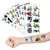 Winter Skiing Temporary Tattoos 10 Sheets 100 PCS Snowboard Party Decorations Favors Supplies Snow Theme Birthday Stickers Gifts for Boys Girls Kids Class School Prizes Carnival Christmas