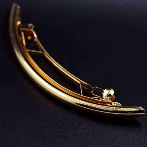 CanB Vintage Golden Alloy Hair Clip Minimalist Hair Barrette Hair Pin Hair Accessories for Women and Girls (Gold)