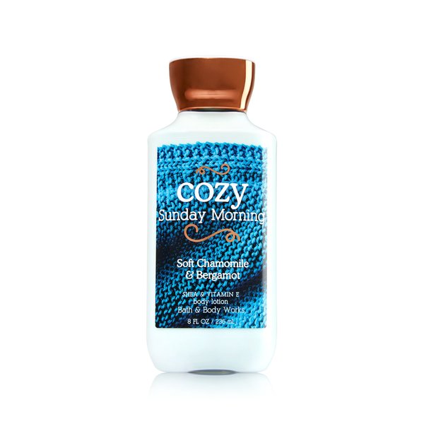 Bath & Body Works Shea & Vitamin E Lotion Cozy Sunday Morning Soft Chamomile & Bergamot
