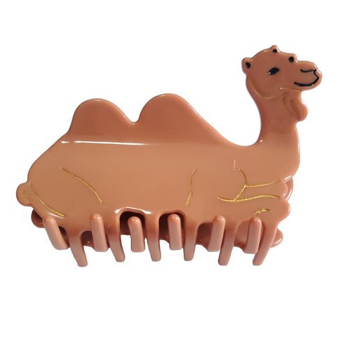 Camel Hair Clips,Cellulose Acetate Hair Clips,Big Claw Clips for Girl,Hair Accessories
