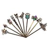 10Pcs Hair Clips Retro Hair Pins for Women Hairpins for Women Ladies and Girls Headwear Styling Tools Hair Accessories (10 Count (Pack of 1))