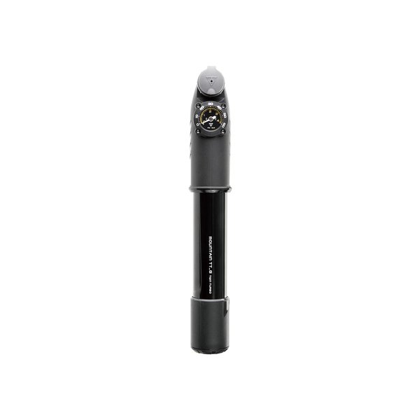 Topeak Mountain TT Twin Turbo Mini Pump Black, with Gauge Open Box