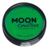 Moon Creations Pro Face & Body Paint Cake Pots Bright Green - Professional Water Based Face Paint Makeup for Adults, Kids - 1.26oz