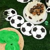 Lewtemi 30 Pcs Soccer Ball Hanging Swirls Soccer Party Decorations Soccer Garland Soccer Party Supplies for Boys Kids Birthday Baby Shower Sports Themed Party Decoration One Sided Printing