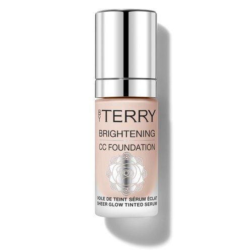 By Terry Brightening CC Foundation, Hydrating Serum Foundation, Ultra-Sheer Finish, Vegan & Cruelty-Free, 1C, Fair Cool