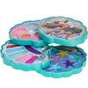 Townley Girl The Little Mermaid Clam Beauty Compact Set Kit with Lip Gloss Palette, Makeup Set for Kids Girls, Ages 3+ Perfect for Parties, Sleepovers and Makeovers