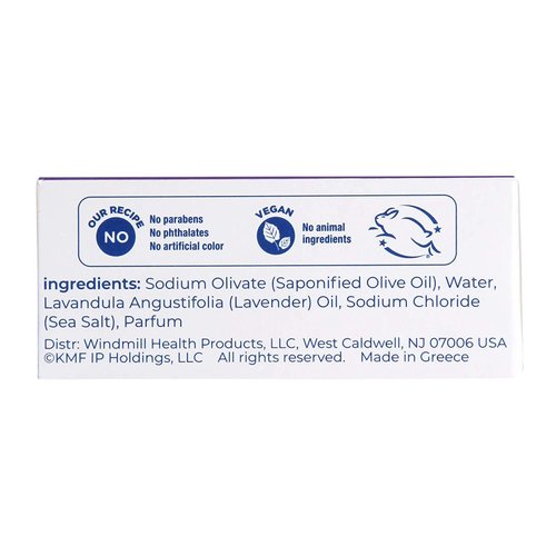 Kiss My Face Olive Oil & Lavender Bar Soap 8 oz (Pack of 4)