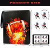 Football Card Binder with Sleeves 400 Pockets, Card Binder 4 Pockets, Collectible Football Card Albums, Trading Holder Card Binder for Sports Cards, Portable Card Binder with 50 Removable Sleeves