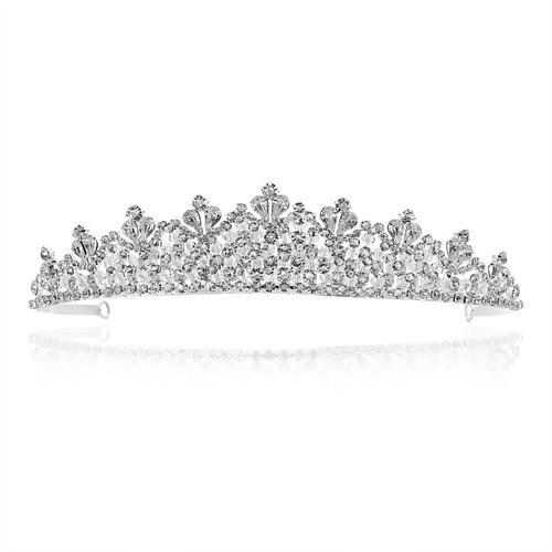 Handmade Bridal Pageant Rhinestone Crystal Prom Wedding Tiara Crown T934