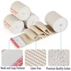 LotFancy Elastic Bandage Wrap, (2" Wide x 15 Feet), 4 Pack Cotton Compression Bandages with Self-Closure on Both Ends, Support & First Aid for Sports, Medical, Injury Recovery