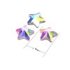 AD Beads Top Czech AB Crystal Multi-Shape Flatback Rhinestone Nail Art Decoration DIY (50 Pcs, 34. Star 8x8mm)