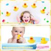 HyDren 100 Pcs Rubber Ducks Mini Ducks Bulk Rubber Ducks for Cruise Ships Bath Toys Baby Shower for Car Bathtub Classroom Exchange Prizes Treat Supplies Goodie Bag Fill(Cute)