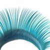 CoMango Colored Lash Extensions C Curl 8-14mm Mixed Lash Tray Easy Fan Volume Lashes Dark Turquoise Colored Eyelash Extensions Volume Lash Extensions Self Fanning Eyelash Extensions