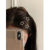Star Snap Hair Clips for Women Girls Y2k Rave Goth Accessories for Girl Teens Hair Bow Clips for Teen Small Non Slip Hair Barrettes for Girl Daughter Mini Tiny Clips for Hair Sliver 36pcs