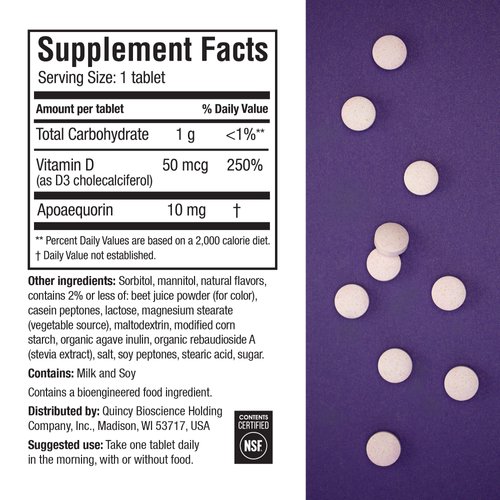 Prevagen Improves Memory - Regular Strength 10mg, 30 Chewables |Mixed Berry| with Apoaequorin & Vitamin D 7-Day Pill Minder | Brain Supplement for Better Brain Health