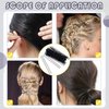 Swpeet 380Pcs 2 Styles 1.9Inch 2.4Inch 2.7Inch Black Hair Pins Bobby Pins with Rubber Bands Kit, Including 120Pcs Bobby Pins and 160Pcs U Hair Pins Hair Clips with Soft Elastic Bands for Girls and Women