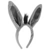 Holibanna Plush Donkey Ear Headbands - Zoo Animal Costume Headband for Holiday Party Favors, Birthday Cosplay