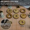 DND Tokens Laser Cut Wood Coins Set of 15 in 3 Styles - Lucky Clover, Inspiration and Dragon - Perfect for Dungeons & Dragons, Pathfinder, RPG and Board Game