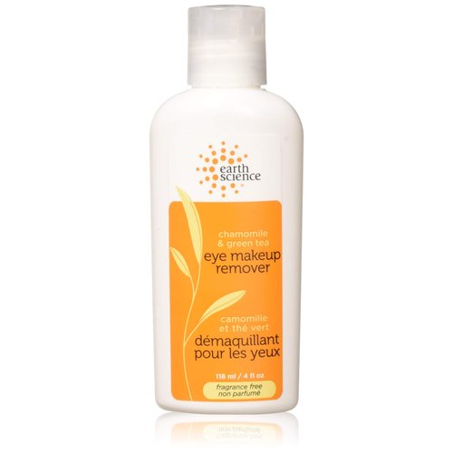 Earth Science Chamomile & Green Tea Eye Makeup Remover — extra gentle, skin-softening formula, 4 oz.