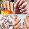 Graffiti Fun Nail Art Stickers, Abstract Nail Decals 3D Self-Adhesive Abstract Lady Face Rose Leaf Nail Design Manicure Tips Nail Decoration for Women Girls Kids(6Sheets)