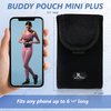 Running Buddy Magnetic Running Pouch - Men & Women | Cycling, Running Fanny Pack Holds Phone, Money, Key, Treats | Plus Size Running Waist Pack - 6-1/2 in x 4 in | Water-Resistant, No Bounce, No Chafe