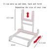 Artliving Two Part Adjustable Clear Acrylic Plastic Display Stand Easel (Set of 5)