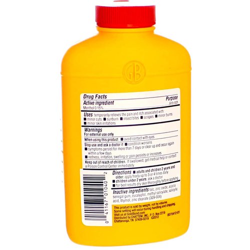 Gold Bond Medicated Body Powder, Original Strength, 4 oz (113 g)