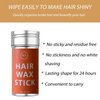 JCL Hair Wax Stick, 2.7 Oz Wax Stick for Hair, 1PC Hair Stick Wax for Flyaways Slick Back Hair Stick Hair Gel Stick Non-greasy Wax Hair Stick Pomade Stick for Fly Away & Frizz Hair