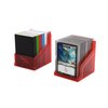 Gamegenic Bastion 100+ XL Deck Box - Compact, Secure, and Perfectly Organized for Your Trading Cards! Safely Protects 100+ Double-Sleeved Cards, Red Color, Made