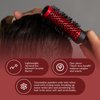 Ion Infused Ceramic Round Brush | Salon Quality Brush for Blow Drying | Fixes Damaged Hair | 2 Roller Brush for Wet & Dry Hair by TheSalonGuy