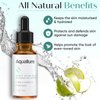 NEW! Aquallure Apple Stem Cell Rejuvenating Serum - Moisturizing Facial Treatment with Vitamin C 20%, Peptides, Hyaluronic Acid - Reduce Appearance of Fine Lines, Improve Skin Texture - 1 fl oz