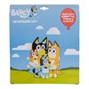 Luv Her Bluey Girls 20 Piece Accessory Set with 3 Barrettes, 4 Snap Hair Clips, 5 Elastics and 8 Terry Ponies- Ages 3+