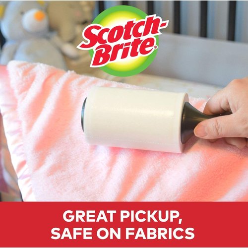 Scotch-Brite Lint Roller Value Pack, Works Great On Pet Hair, 5 Rollers, 95 Sheets Per Roller, 475 Sheets Total