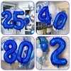 Number 5 Balloon 40 inch, Dark Blue Big Number Balloon, Giant Foil 5 Balloons Number, Helium 5th Birthday Balloons for Kids Boys Girls Birthday Party Decorations Wedding Anniversary Event Supplies
