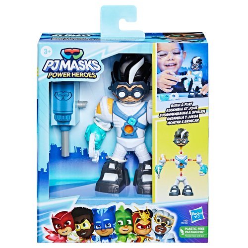 PJ Masks Power Heroes Buildable Heroes, Romeo Action Figure, Easy-to-Assemble, Superhero Toy for Boys and Girls 3 Years Old and Up