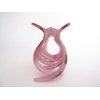 Generic Spotted magenta pink brown white hair claw clip for medium fine hair